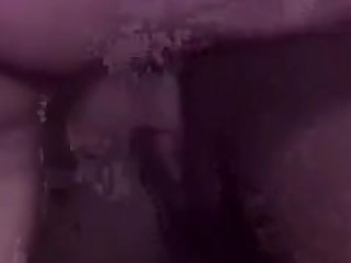 Ebony Beauty Works On A White Cock